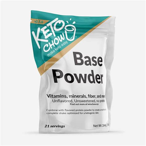 keto chow base powder|Keto Chow Premium Kit 